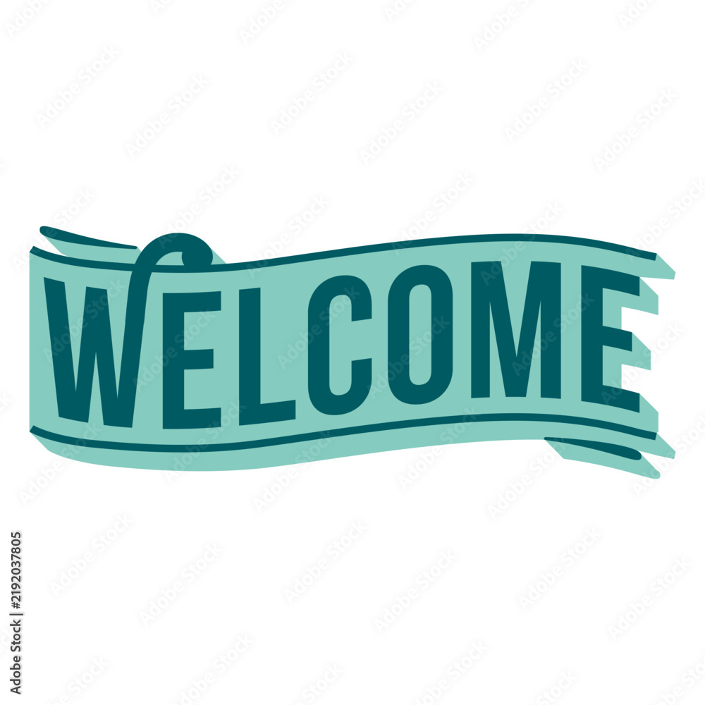 Obraz premium Welcome holiday quote