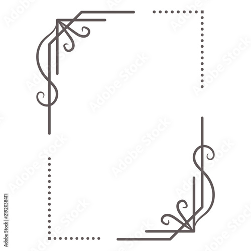 Label ornament badge frame