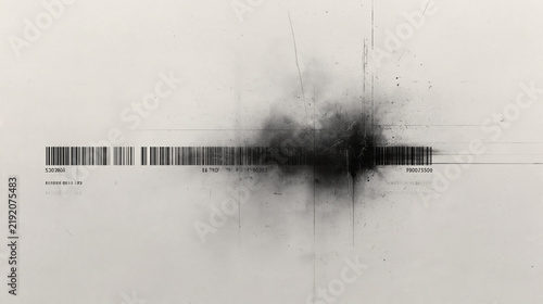 Retro Grungy Product Barcode
