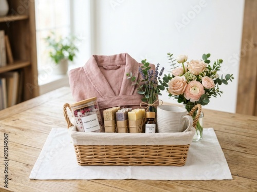 Luxurious Wellness Gift Basket for Relaxation and Self-Care