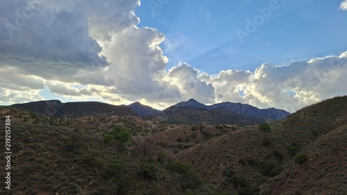 Canvas Print panorama of the mountains