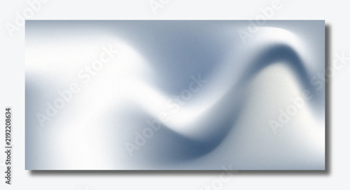 Abstract Light Blue Gray Gradient Background with Grainy Noise Texture and Dynamic Fluid Wave