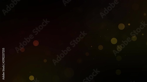 Dark Gold Bokeh Particle Portrait Background
