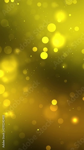 Yellow Gold Bokeh Light Background