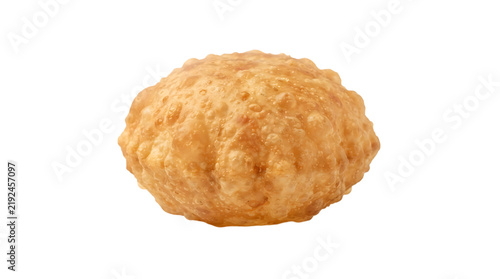 Golden Baked Biscuit Isolated on Transparent background