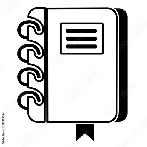 Quadro su tela vector notepad icon