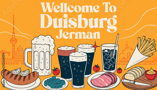 Welcome to Duisburg, German food and drink
