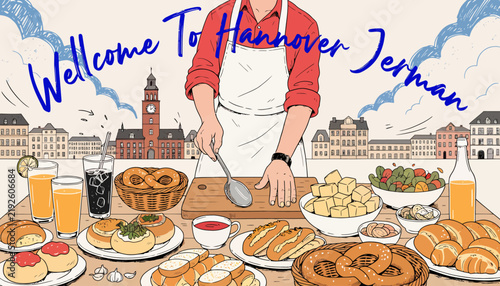 Welcome to Hannover, traditional German food and drinks