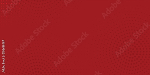 Red Halftone Dot Pattern Abstract Background for Modern Design background with line curve design