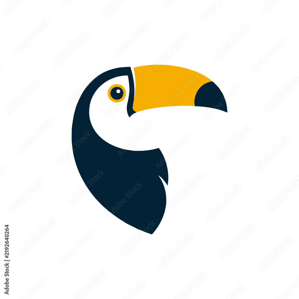 Obraz premium Tropical Toucan Logo