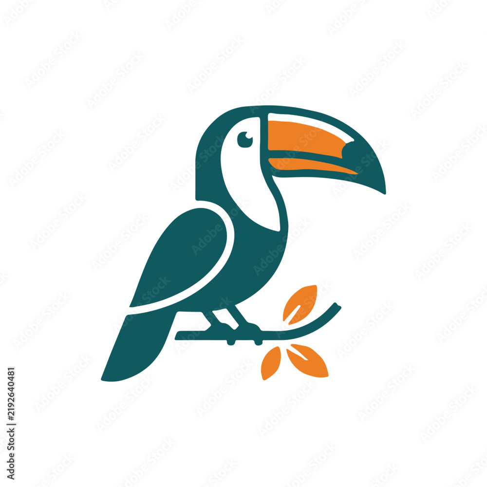 Fototapeta premium Tropical Toucan Logo