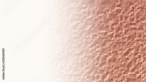 Abstract geometric triangle pattern with soft copper light gradient for modern backdrop.