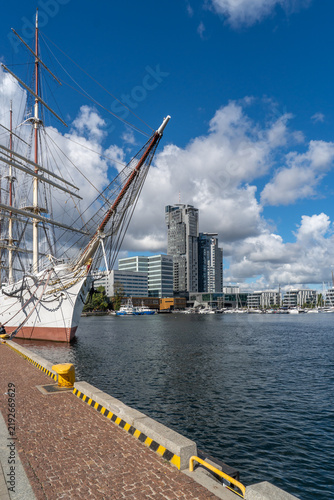 Dar Pomorza Tall Ship in Gdynia, Poland