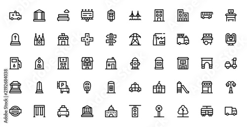 City Icon Kit for Marketing and UI Projects