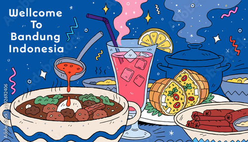 Welcome to Bandung Indonesia: Food & Drink Festival Art