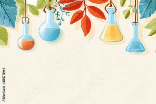 Biology research banner copy space
