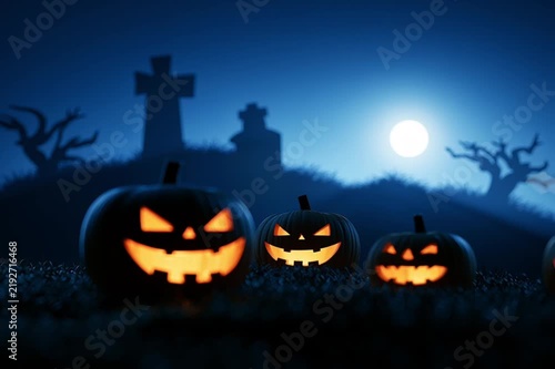 halloween illustration, AI generated video