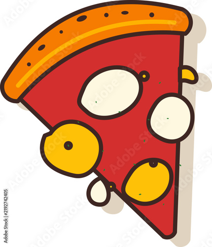 Flat pizza food icon collection featuring classic, gourmet, spicy, retro, and modern pizza designs.