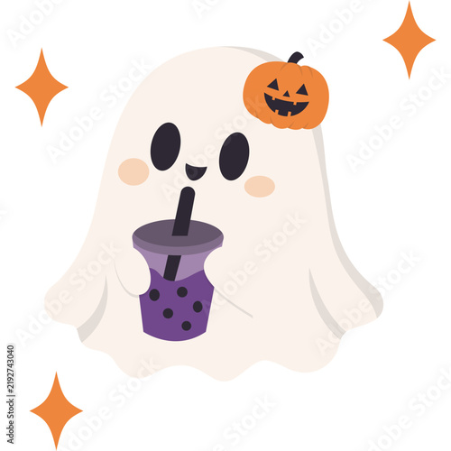 Halloween Ghost Illustration