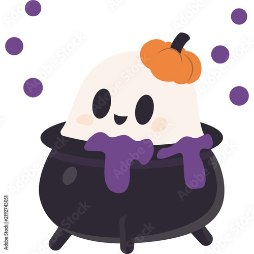 Halloween Ghost Illustration