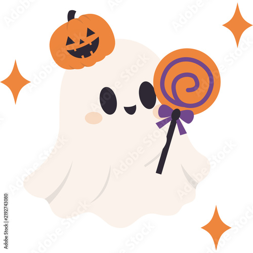 Halloween Ghost Illustration
