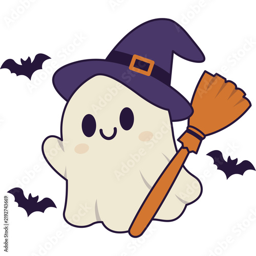 Halloween Ghost Illustration
