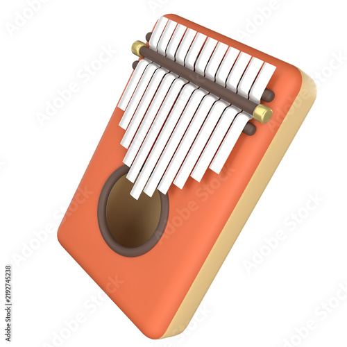 Принти на полотні Kalimba 3D Icons