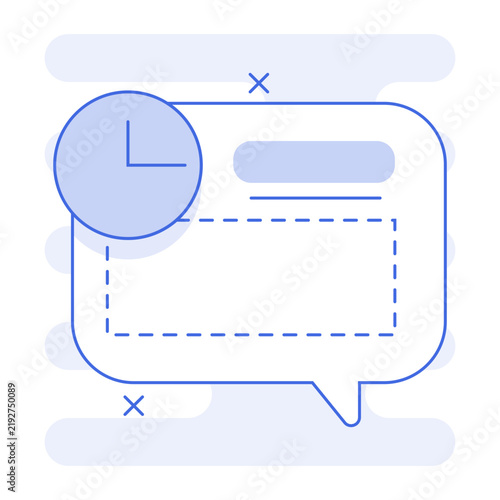 No Chat History Empty States Illustration