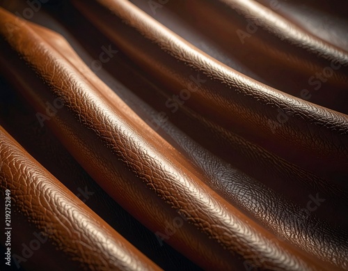 Brown cowhide leather texture representing durable industrial material for furniture, fashion, footwear, upholstery, and manufacturing applications.