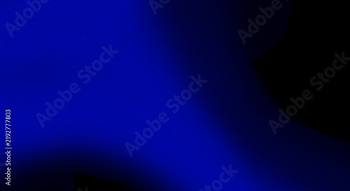 Foto Abstract blue gradient background with blurred shapes creates a dark atmospheric