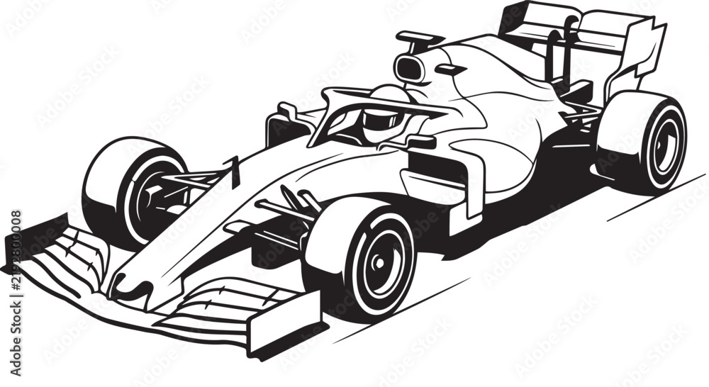 Obraz premium vector illustration of a cartoon car