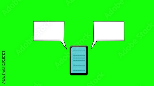 Close-up of a smartphone receiving incoming text messages. Digital communication and mobile technology concept showing notifications appearing on the phone screen.