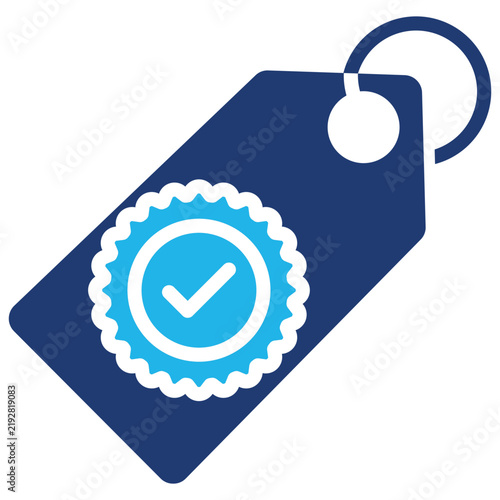 Fototapeta Tag Check Icon