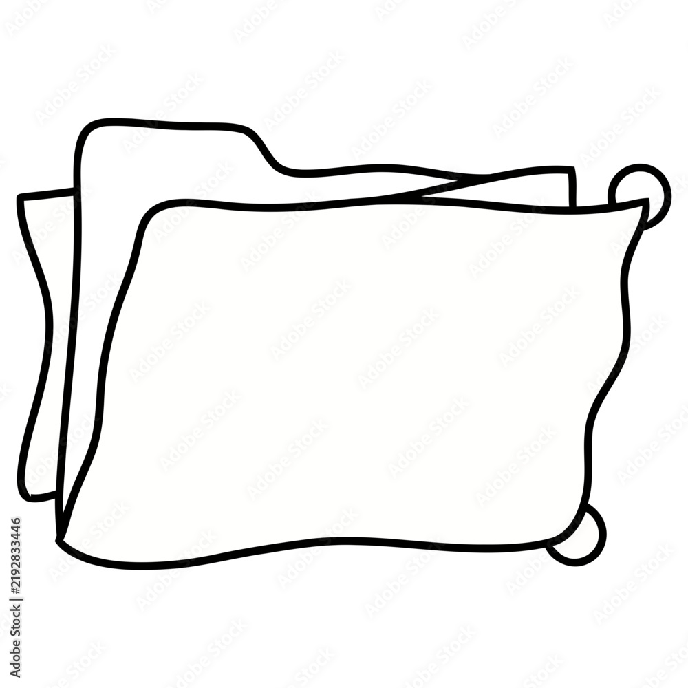 Obraz premium Folder with documents icon