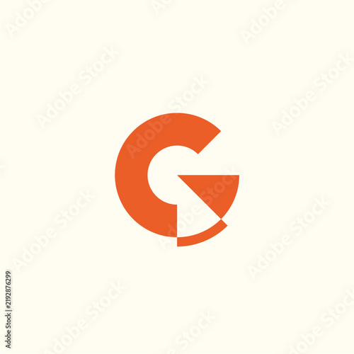 Letter G Logo Design. Creative Initial letter G logo vector 