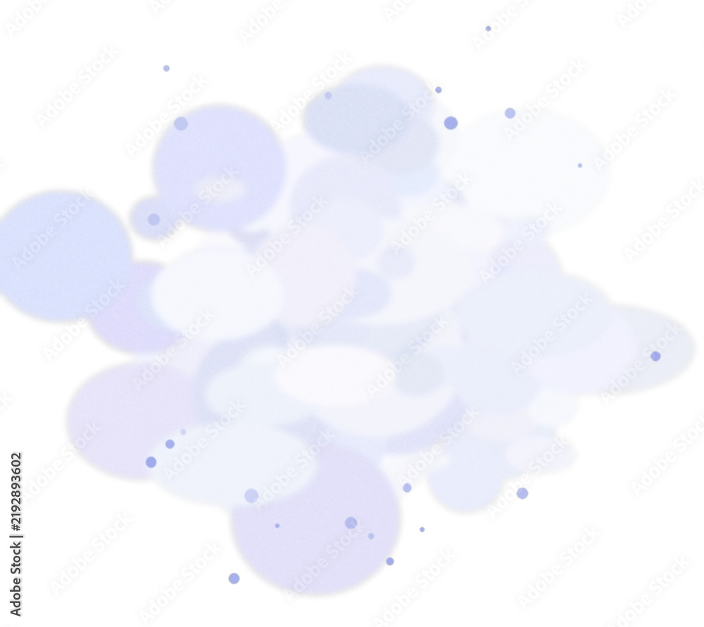 Obraz premium Blue watercolor splash with paint drops isolated on transparent background