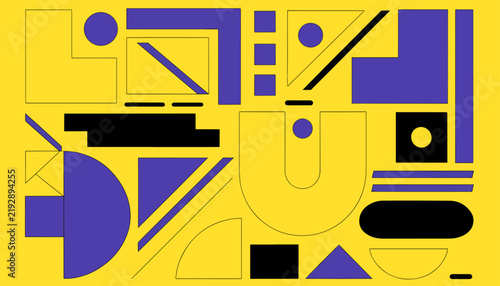 Bold geometric triangle background with vibrant modern abstract color composition