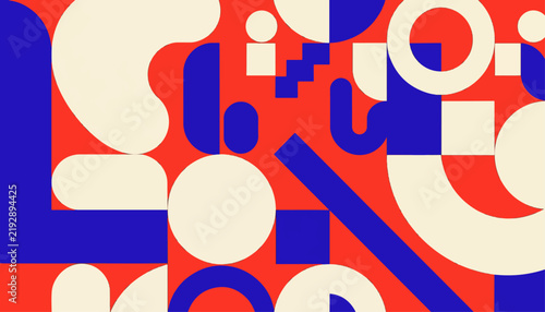 Stylish triangle background featuring bold forms and energetic color combinations