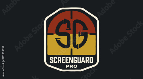 ScreenGuard Pro Logo Isolated on Transparent Background