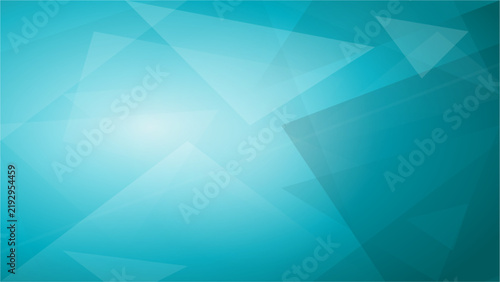 Abstract Blue Teal Polygon Low Poly Geometric Vector Background Graphic Illustration