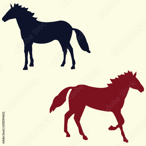 Horse drawing