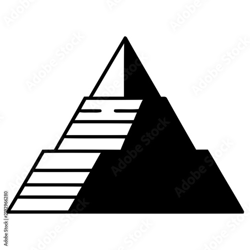 Stylized Pyramid with Steps