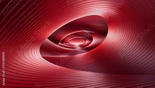 Abstract red background with glowing particle