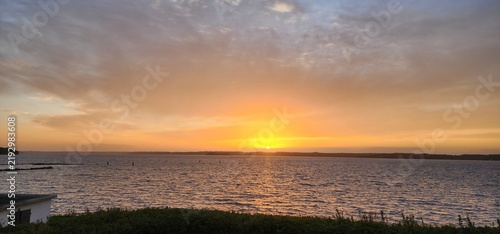 Sonnenuntergang über der Flensburger Förde