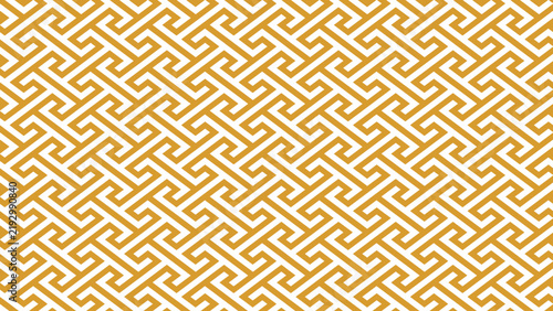 工字繋ぎのパターン　縁起の良い和柄　和風の背景装飾イラスト　日本の伝統文様