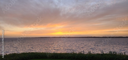 Sonnenuntergang über der Flensburger Förde