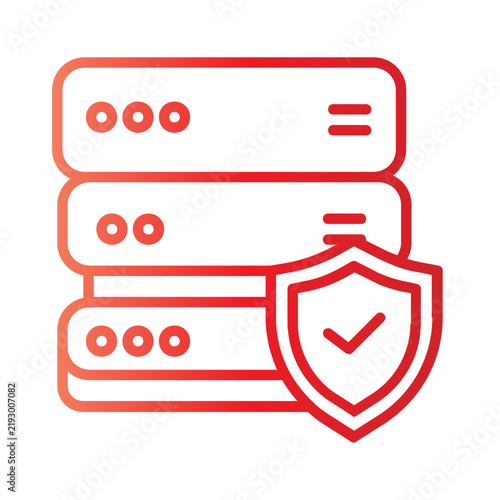 server security gradient icon
