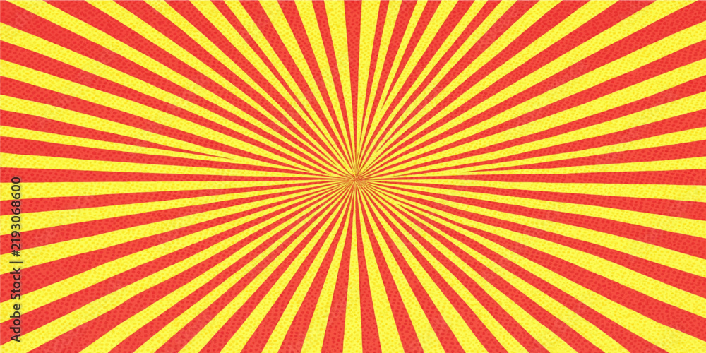 Fototapeta premium Orange Abstract Sunburst Background with Bright Rays and Starburst Pattern for Wallpaper, Backdrop and Decorative Design
