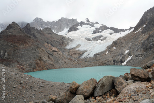 Foto Massif du Célèbre Fitz Roy ou Montagne qui fume dans le dialecte indigène