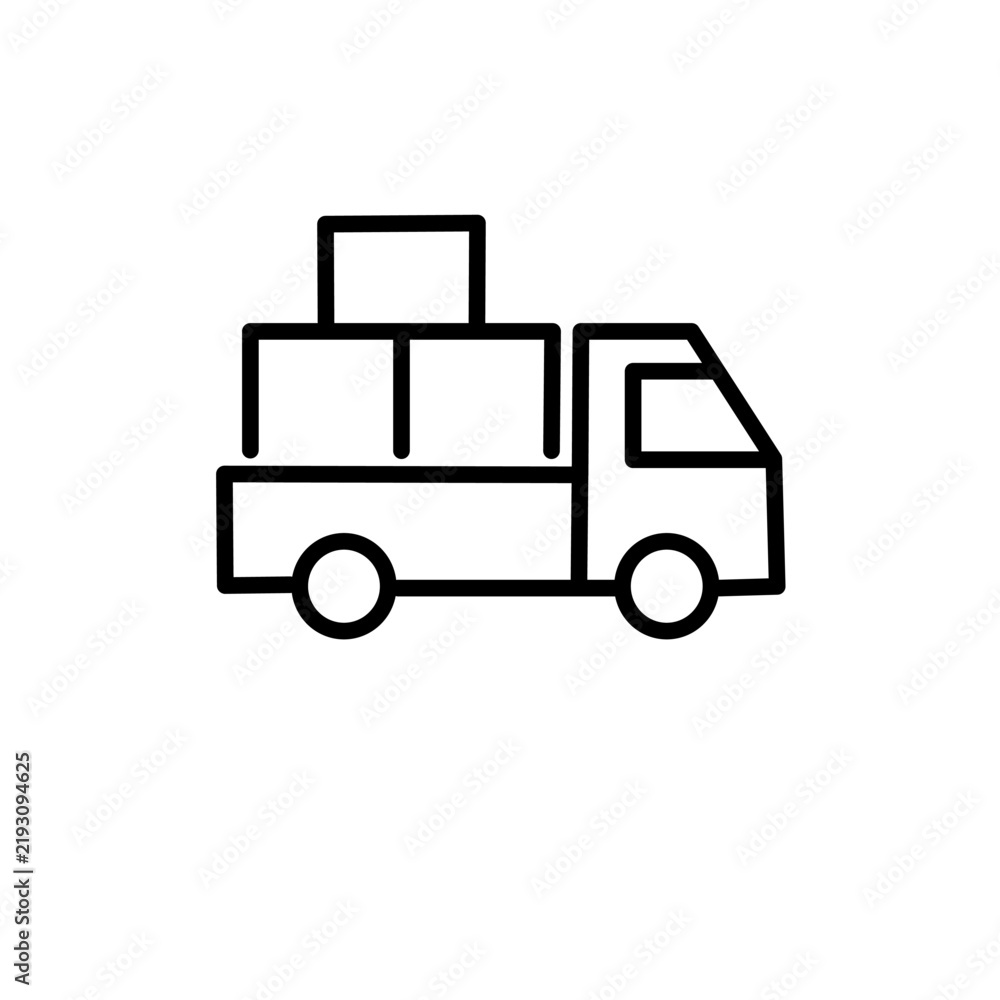 Fototapeta premium Cargo Truck Delivery